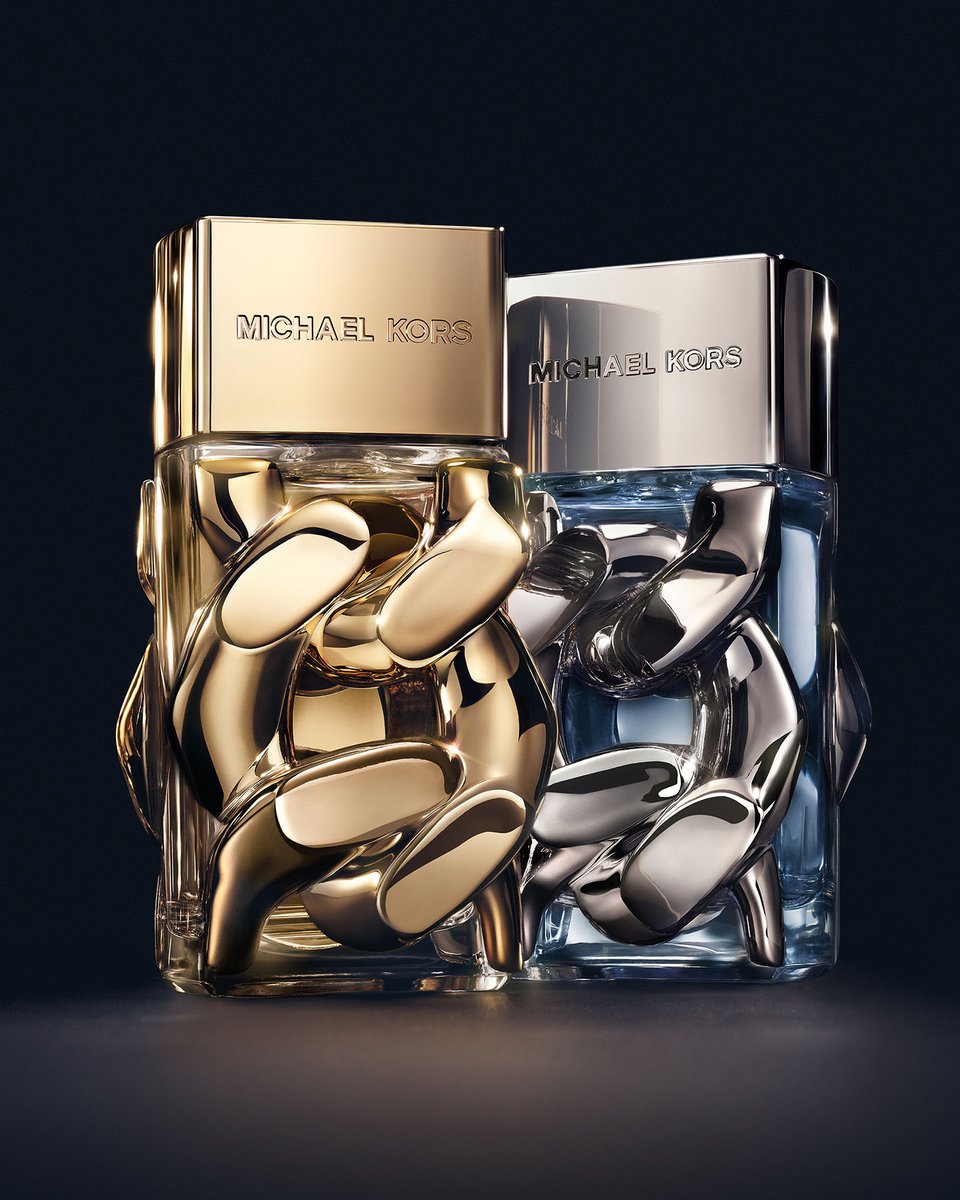 Modern glamour with multifaceted allure. Introducing Michael Kors Pour Femme and Pour Homme. #EssenceOfStyle