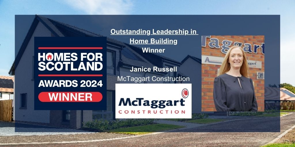 Surprise! Our Outstanding Leadership in Home building award goes to Janice Russell @McTaggartGroup! #deliveringmore
