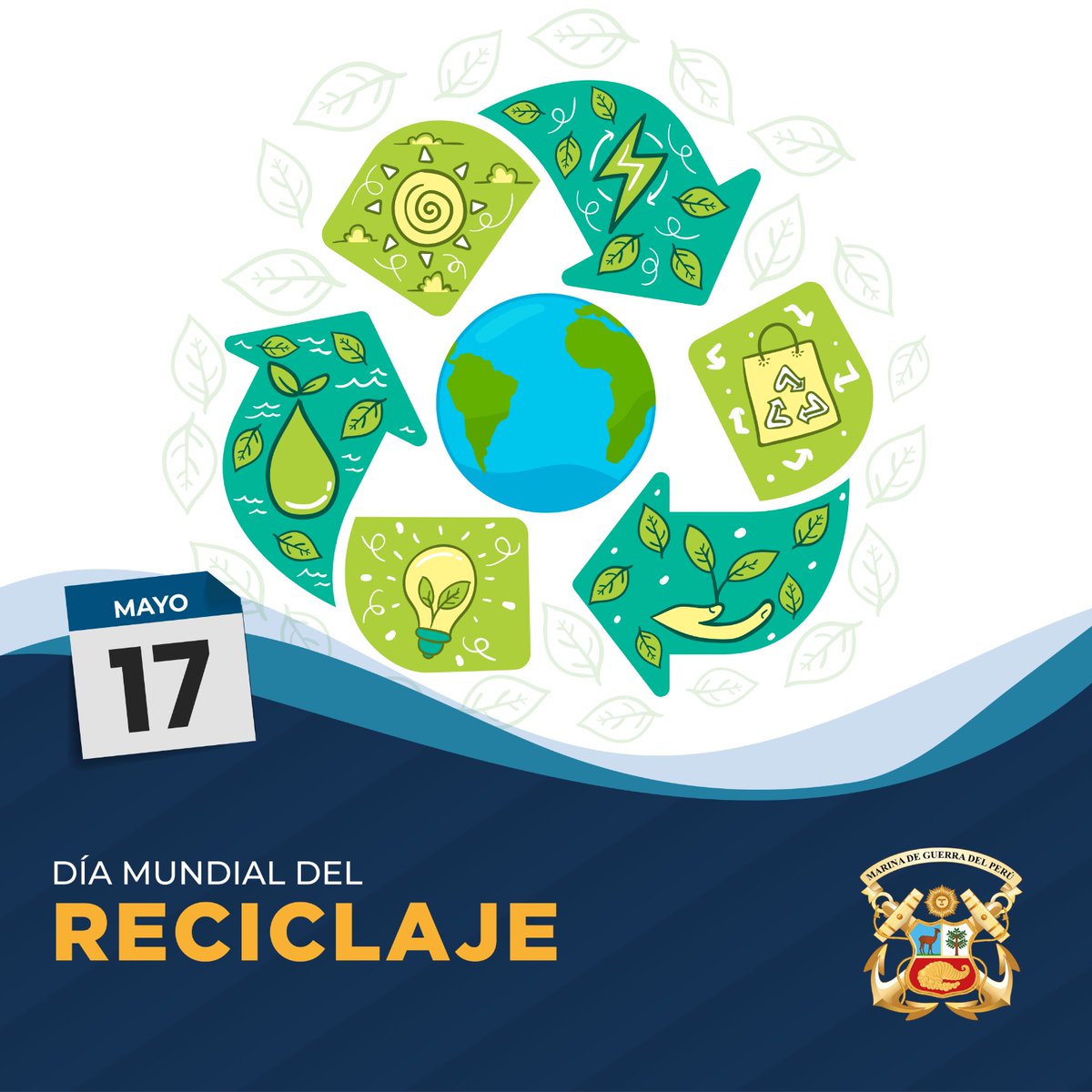 #MGPterecuerda Hoy en el #DíaMundialdelReciclaje♻️ tomemos conciencia de la importancia de reducir, reutilizar🔃 y reciclar los desechos, para proteger nuestros recursos naturales, reducir la contaminación y disminuir el impacto del cambio climático.