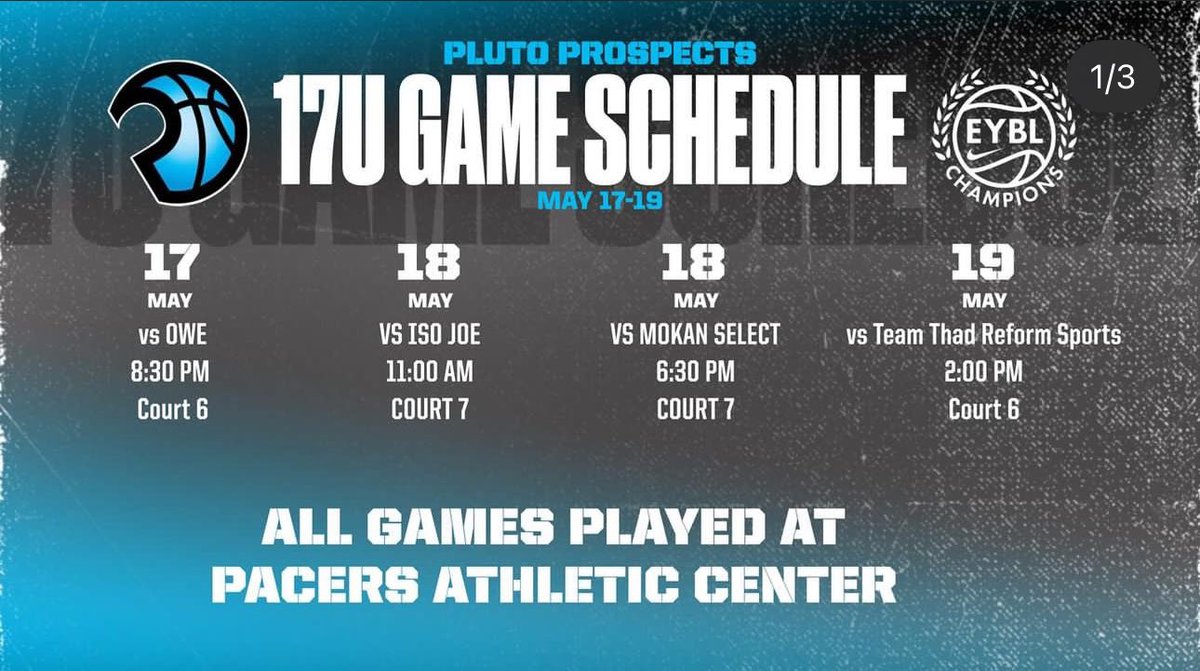 Looking forward to playing with @PLUTOBasketball this weekend. @grego_collins @EaglecrestHoops