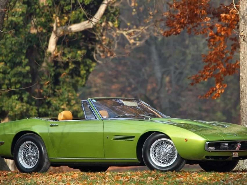 1970 Maserati Ghibli 4.9 SS Spider 💚 🇮🇹 #classic #vintage #car