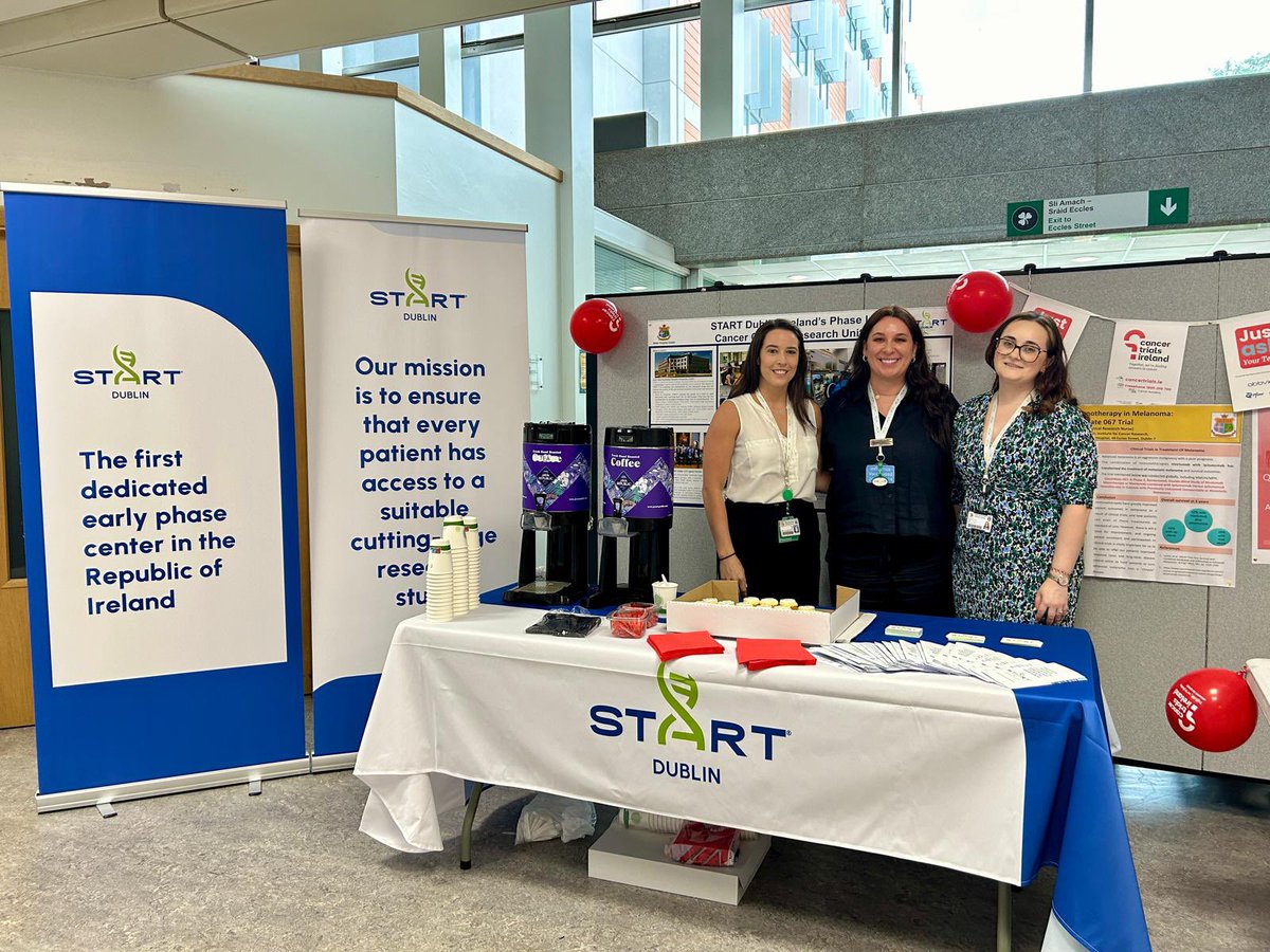 Monday May 20th is International Clinical Trials Day, but at @STARTDublinPh1, we celebrated early! Alongside our colleagues in the late phase clinical trials unit in the MMUH, we aimed to raise awareness of the benefits of clinical trials.