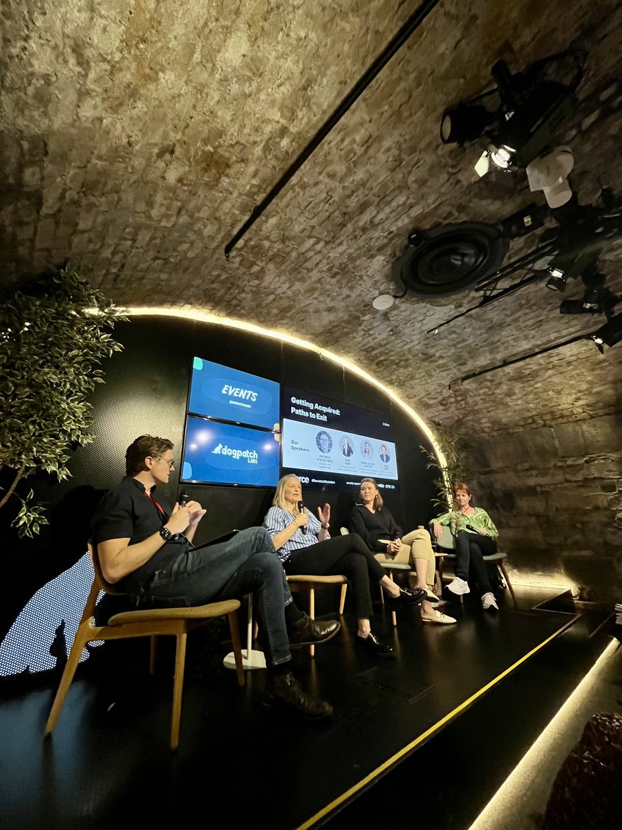 A triple “A” threat at the final session Acquisitions: Pathways to Exit with three founders who’ve sold their startups to global giants💥 

@annphunt of Chasing Returns (by StoneX)
@AineKerr of Kinzen (by Spotify)
@aimeecarton of KeepAppy (by Concentrix)

#FierceTechFounders