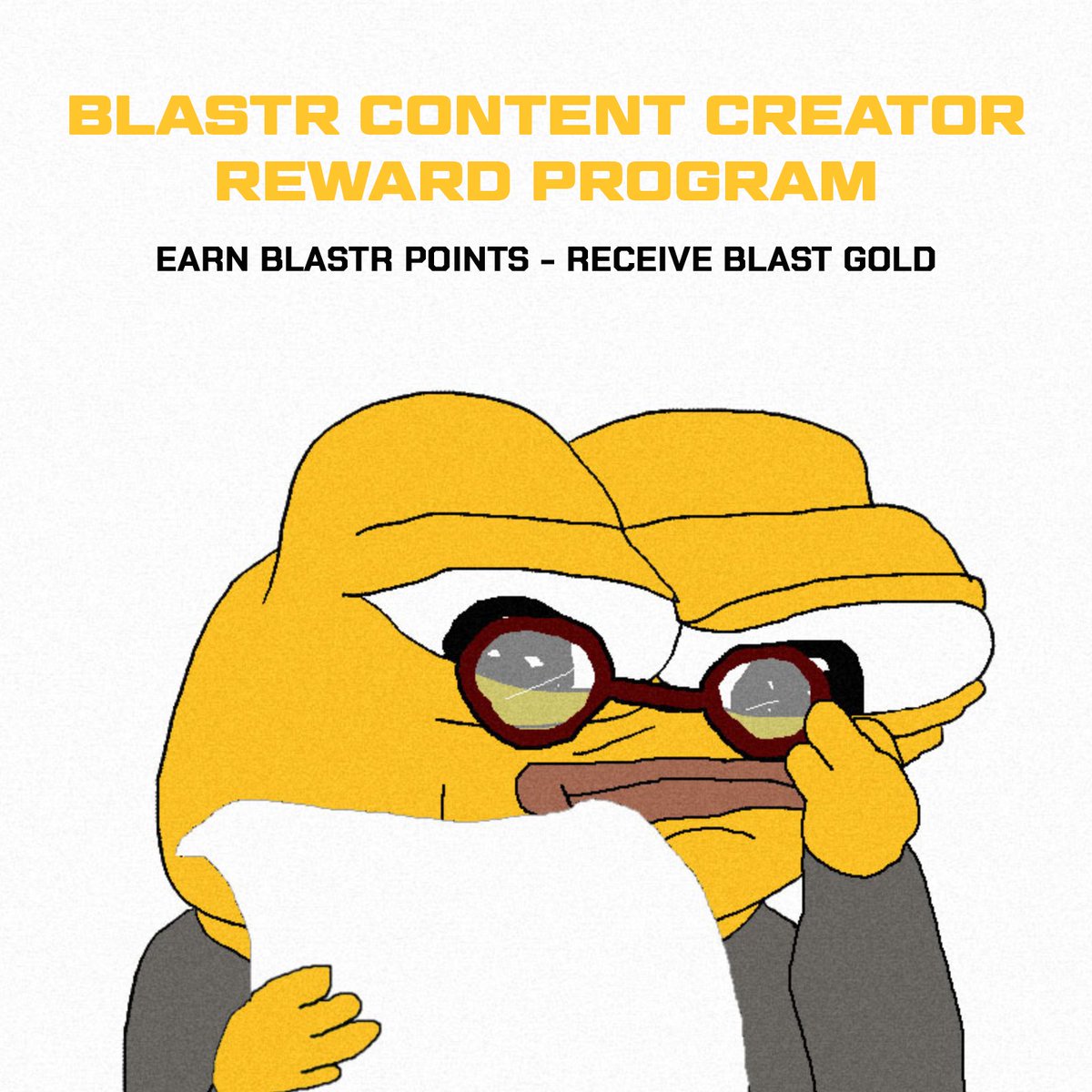 Did you know BLASTR offers a content creator reward program similar to Pacmoon's? It’s quite OP!

You earn 5 blastr points for every view on tweets liked by our official 𝕏 account. 

This means 10,000 views can net you 50,000 blastr points, which is the equivalent of what