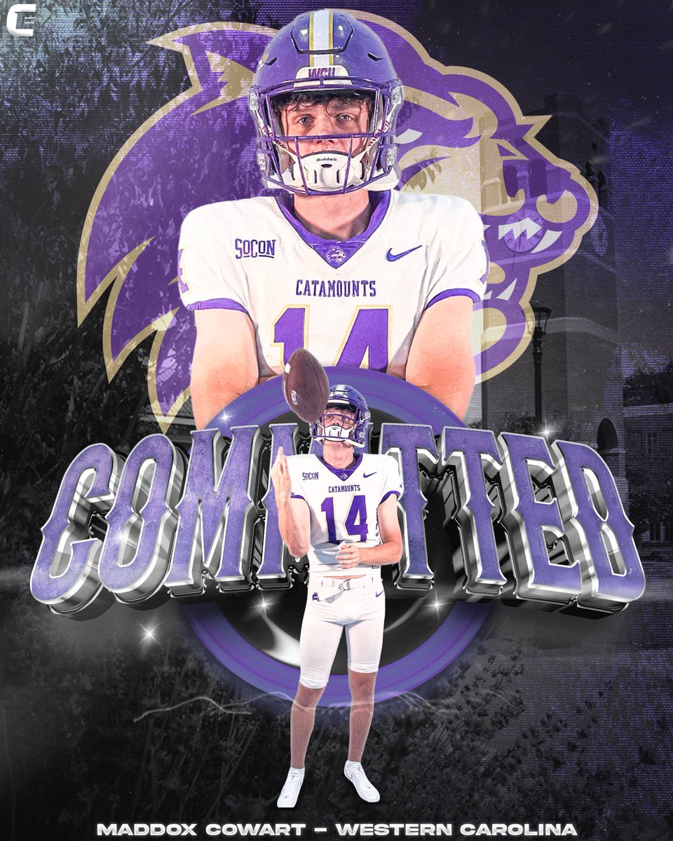 I am very thankful and honored to say that I have committed to further my academic and athletic career at @CatamountsFB thank you to @WCUCoachEdwards and everyone who has helped me along the way! @irltb85 @plantpanthersfb @EnnsZoneKicking
