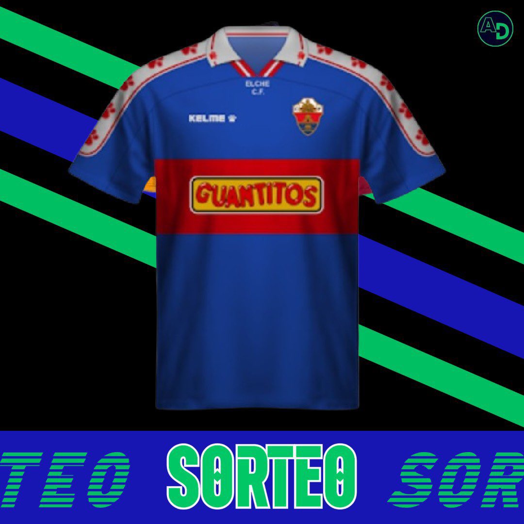 AfDeportiva_'s tweet photo. 🎁 𝐒𝐎𝐑𝐓𝐄𝐎 𝐂𝐀𝐌𝐈𝐒𝐄𝐓𝐀 𝐄𝐋𝐂𝐇𝐄

📌 Si el Elche gana esta noche contra el Mirandés con gol de Teté Morente, sorteamos su camiseta vintage de la temporada 96/97.

⚠️ Condiciones para participar:

1️⃣ RT
2️⃣ FOLLOW

🍀 ¡Mucha suerte a todos los participantes! https://t.co/pcnO04aitf