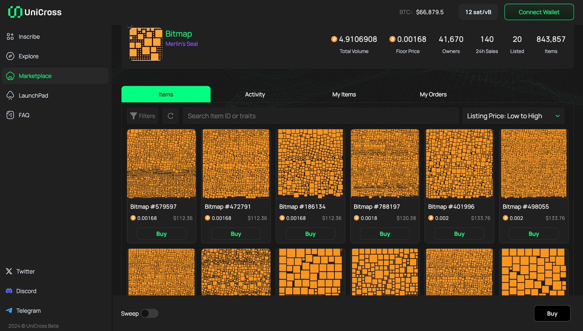 The flippening is here! Bitmaps are being swept so hard on UniCross Marketplace that the price is higher than on BTC L1!

Supply is low and demand is high, take advantage by listing the Bitmaps you have on @MerlinLayer2!