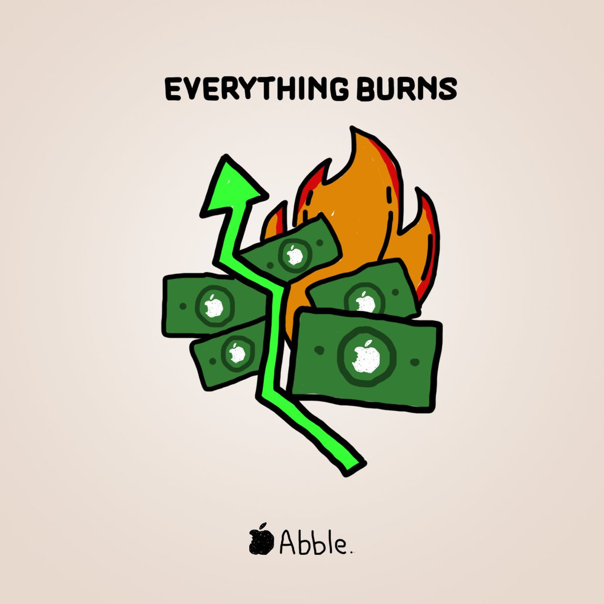 NftswithDiz's tweet photo. LET IT BURN🔥🍏

The Team @abblecoin Just burned 1,762,877 $AABL 

Bullish on teams who don't take from the Ecosystem.