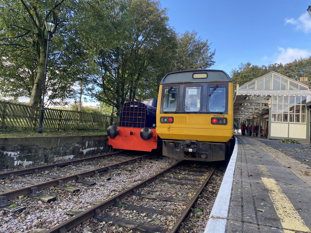 Our #Pacer will be in use Saturday/ Wednesday this week with Sentinel shunter on #Driverexperience Sunday/ Tuesday.. WRT shop and #cafe open on service days

#Durhamdales 
#Bishopauckland 
#Weardale