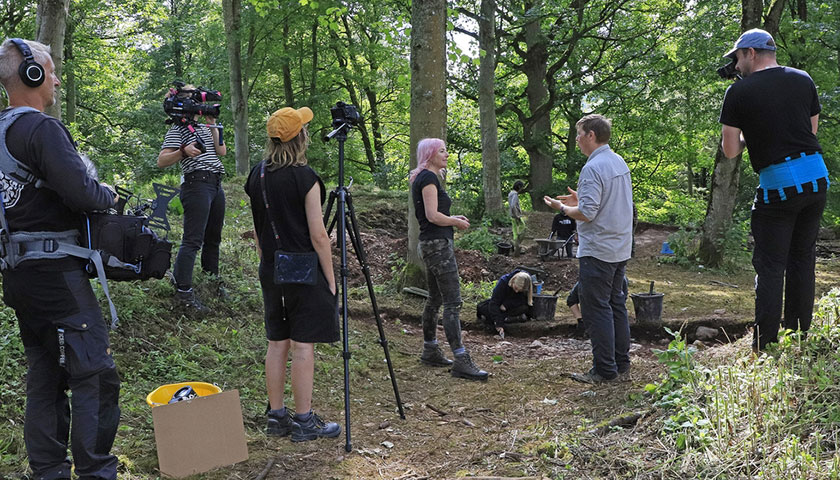 Catch up with the story of #LowtherMedievalCastle - what we think is a ringwork castle &amp; attached settlement from the Norman conquest of Cumbria by William Rufus in 1092 - on the BBC's Digging for Britain! Series 11: 1.  bbc.co.uk/iplayer/episod… via @bbciplayer