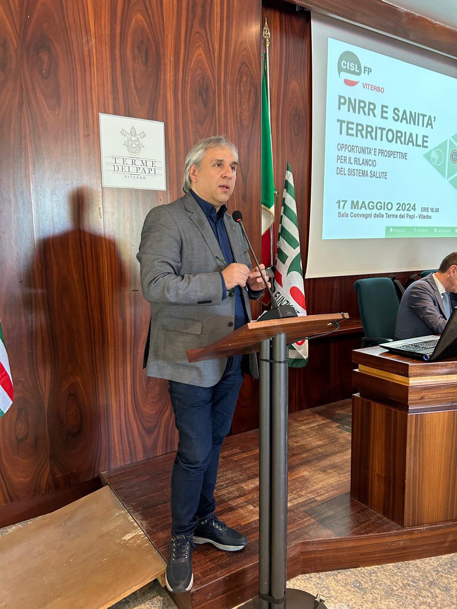 Cisl_Lazio's tweet photo. PNRR e Sanità opportunità e prospettive per il rilancio della salute.
A Viterbo con tante Amiche ed Amici della Fp Cisl.
Coppotelli: con il dialogo ed il confronto con il Presidente Francesco Rocca e la sua Giunta 10.000 nuove assunzioni in Sanità. Oltre 700 in questo territorio. https://t.co/LVT1ehUUC8