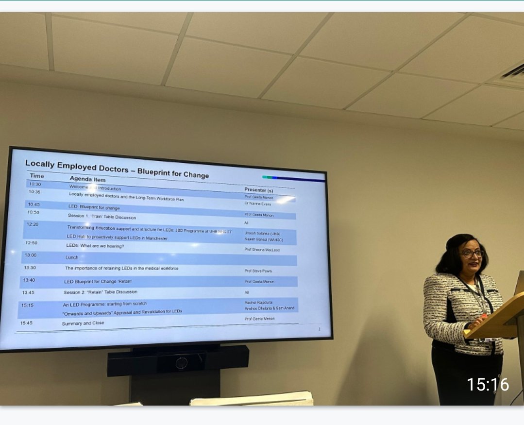 Good to see relevant parties @NHSE_WTE @gmcuk to work in syc to bring in a positive changes in support of LEDs. Sharing our JSD programme education structure as 'Best Practice' with the MD of NHSE & national audience, a good day at work. Proud of our education team @uhbtrust