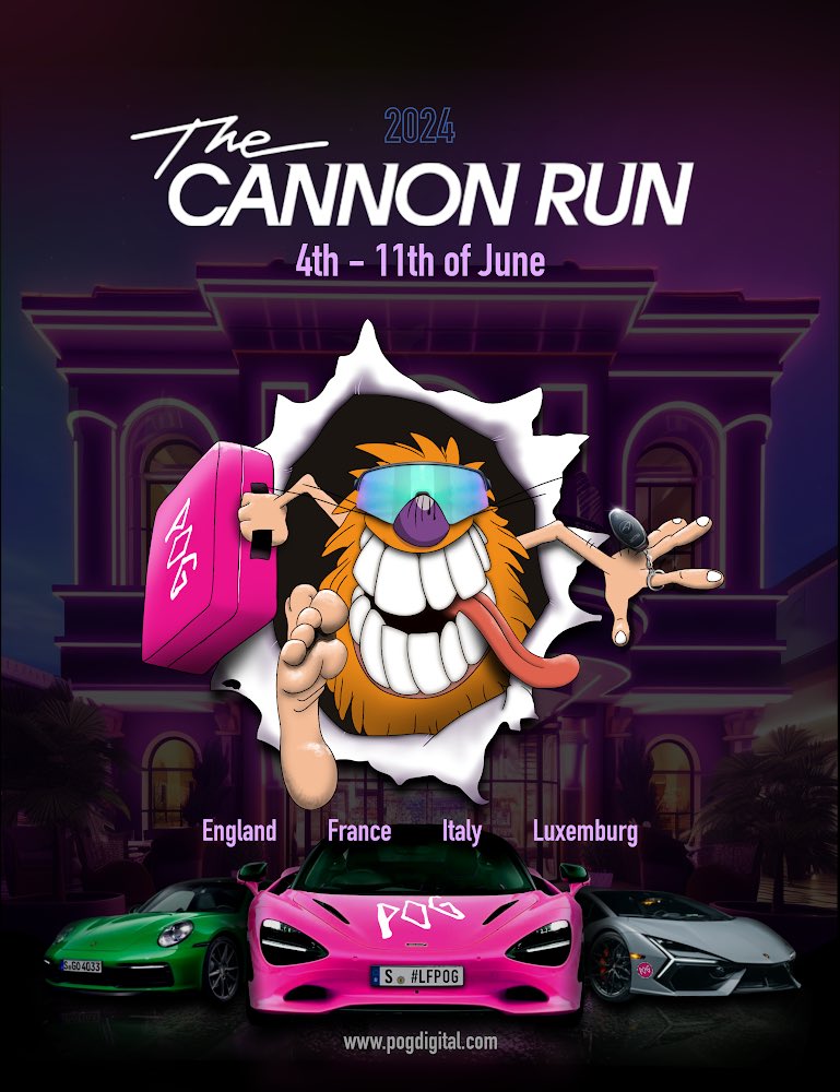 It’s The CANNON RUN guys, The Cannon Run! LETS GOOO 👑

#pogmania2024 @PogDigital