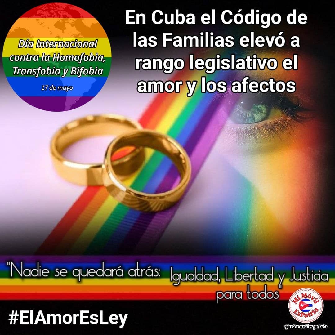 Hoy mi #Cuba celebra que  #ElAmorEsLey.
