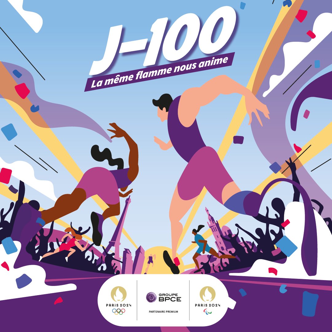 ⌛ Plus que 100 jours avant le début des Jeux Paralympiques de Paris 2024 !
Dans le @GroupeBPCE, nous sommes toutes et tous mobilisés pour faire des #JeuxParalympiques de @Paris2024 une véritable réussite.
Pour ce faire, nous sommes fiers d'accompagner près de 70 para athlètes.