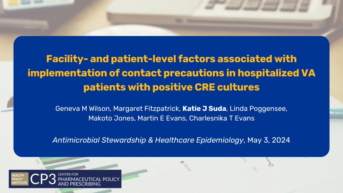 This study identified factors associated with delayed contact precautions for carbapenem-resistant Enterobacterales. Less delay = less spread! Read more @ASHE_Journal ncbi.nlm.nih.gov/pmc/articles/P… @InfectiousGinny @CharlesnikaNU & CP3's @Sudamonas