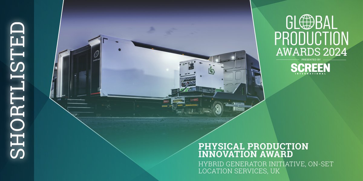 Shortlisted for the Production Innovation Award is: Hybrid Generator Initiative (UK) - @OnSetFacilities bit.ly/GPAShortlist24 #ScreenGPA24