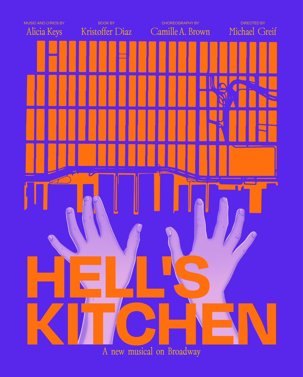 I just submitted my artwork to an Open Call on @thehugxyz x @TheTonyAwards! Wish me luck, and let me know what you think! I selected @HellsKitchenBwy, the musical, with music and lyrics by the amazing @aliciakeys