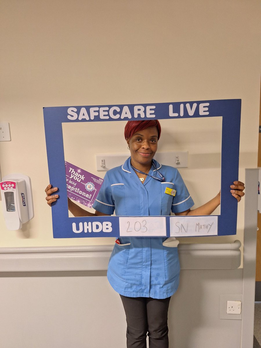 Meet S/N Mathy, a true champion of safe patient care and believes it is everyone's role! Thank you Mathy!❤️