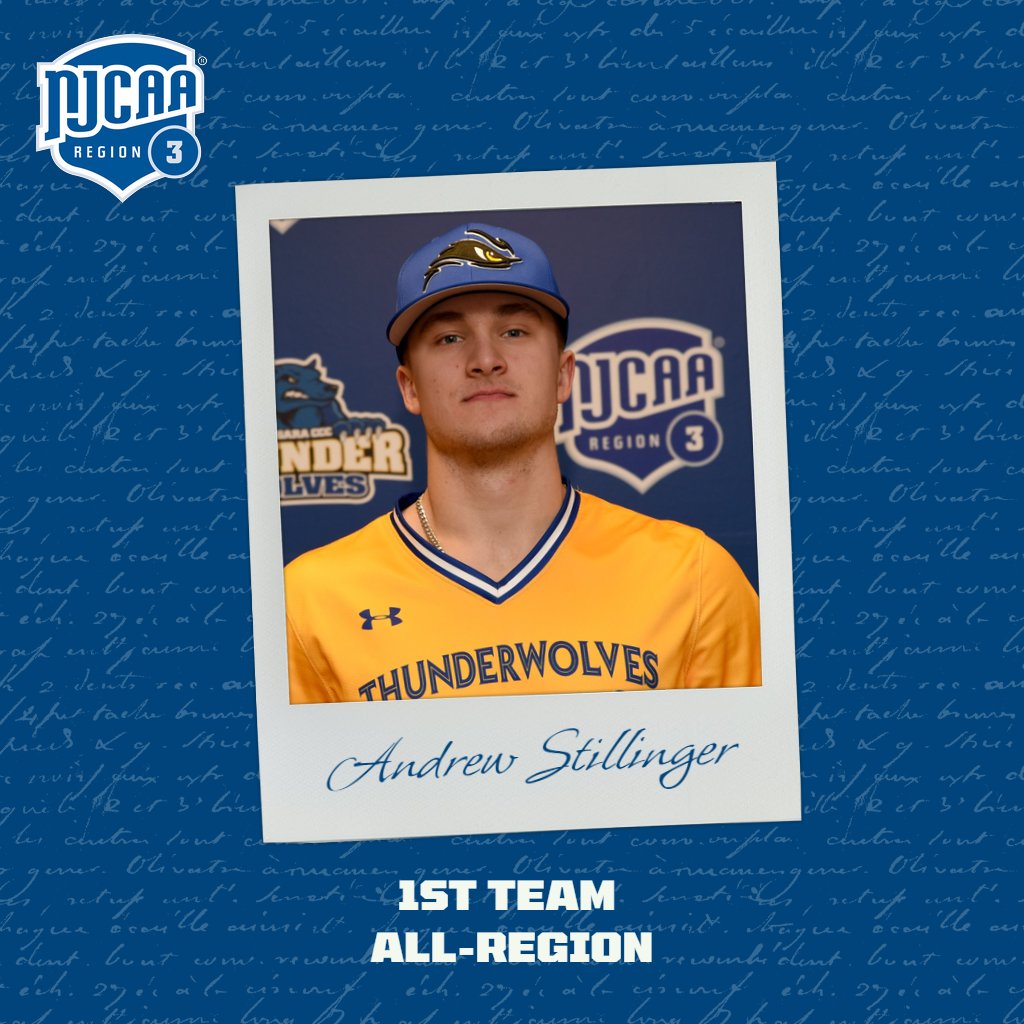 BASE: Congrats to @NiagaraTwolves sophomore INF @andrewstilly13 for being named 1st team All-Region! #RollWolves ⚾️🐺💪