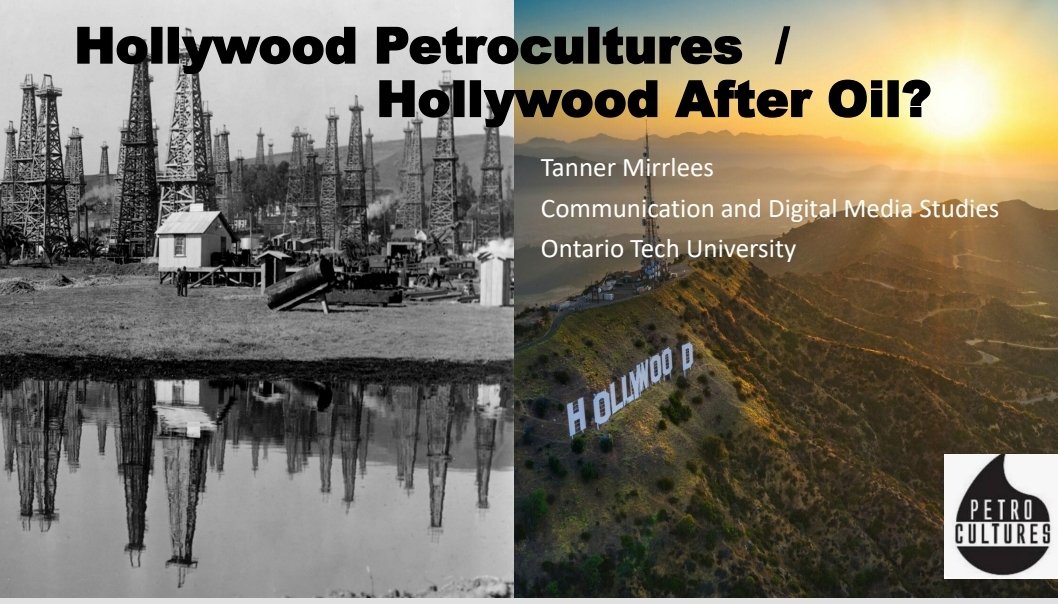 TMirrlees_'s tweet photo. The Petrocultures 2024 conference in LA is excellent. I am earning lots from research presentations on energy, environment, technology, economics, politics, culture, media, and art. Had fun presenting "Hollywood Petrocultures / Hollywood After Oil". Big thanks to conf organizers. https://t.co/hxCsSmR61V