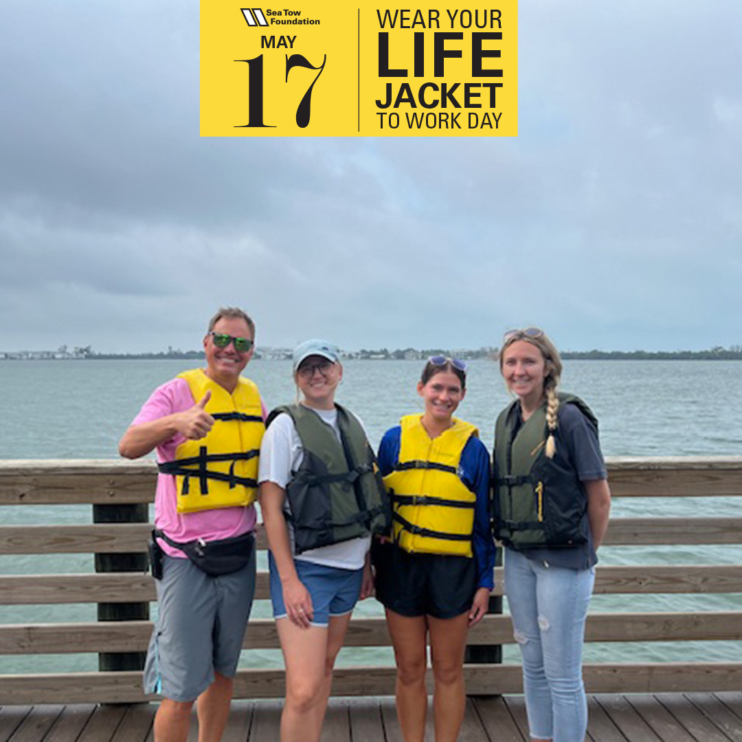 SeaTowFdn's tweet photo. Tag us in your #LifeJacket2Work post for a chance to be reposted! Love seeing these organizations show off their vests on the job:๐ Mote Marine Laboratory & Aquarium, Mass General Brigham, USACE Rock Island District, Saylorville Lake, USACE Pittsburgh District
#SeaTowFoundation https://t.co/Wxq6Sxym29