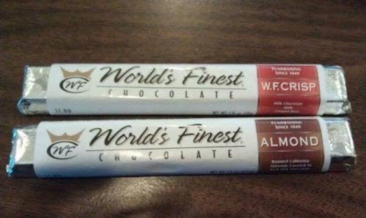 The official candy bars of reluctant salespeople everywhere.