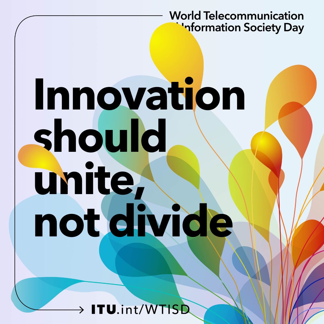 At a time of incredible technological innovation, 2.6 billion people are still offline around the world. Closing the digital divide is one of the biggest tests of our generation. Let’s drive digital innovation for sustainable development. Let's #InnovateForProsperity #WTISD