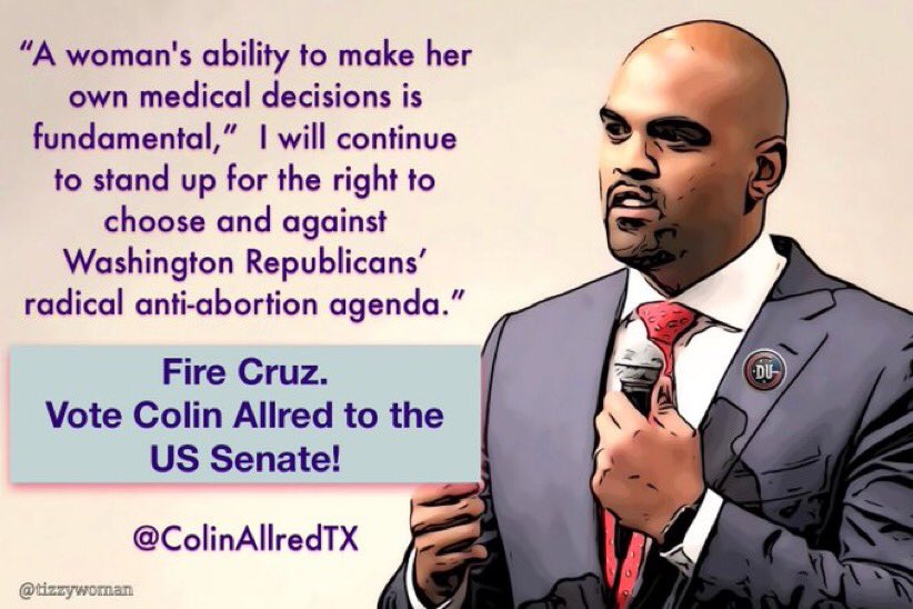 #ProudBlue #DemsUnited #Allied4Dems We need @ColinAllredTX in the US Senate to restore our reproductive freedom. He trusts women to make their own decisions. He’ll fight for your right to IVF, whereas Ted Cruz blocked legislation to protect it at the federal level. Vote Blue!