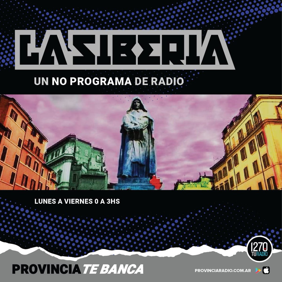 La madrugada comienza, suena un no-programa de radio💬 #LaSiberia📻00 a 3hs. 🎙Mariano Vicente @Vascoradio 🔘Martín Luna 🎧provinciaradio.com.ar 📲App👉bit.ly/3vqtKMJ