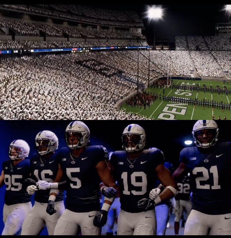 This White Out  for Penn State looks INSANE! #CFB25 #Collegefootball