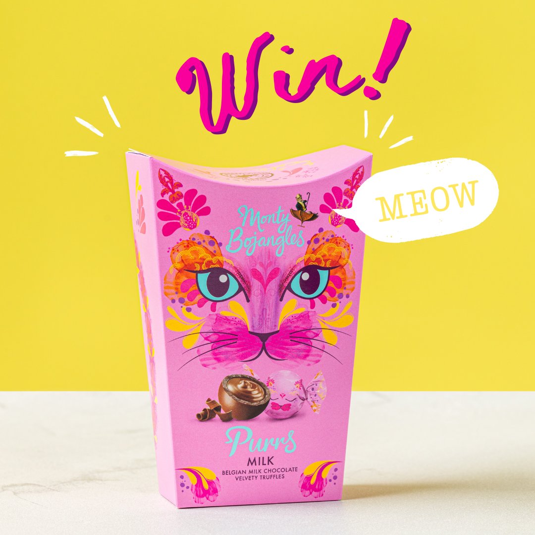 ✨ Want a Purrrfect start to your weekend? ✨ 

This #FreebieFriday we're celebrating our #BrandNew Purrs Milk Chocolate Truffles! 😻  FOLLOW and REPOST for a chance to get your paws on a box! 🐾 🍫

T&Cs apply. Competition ends 11:59pm on 24th May.