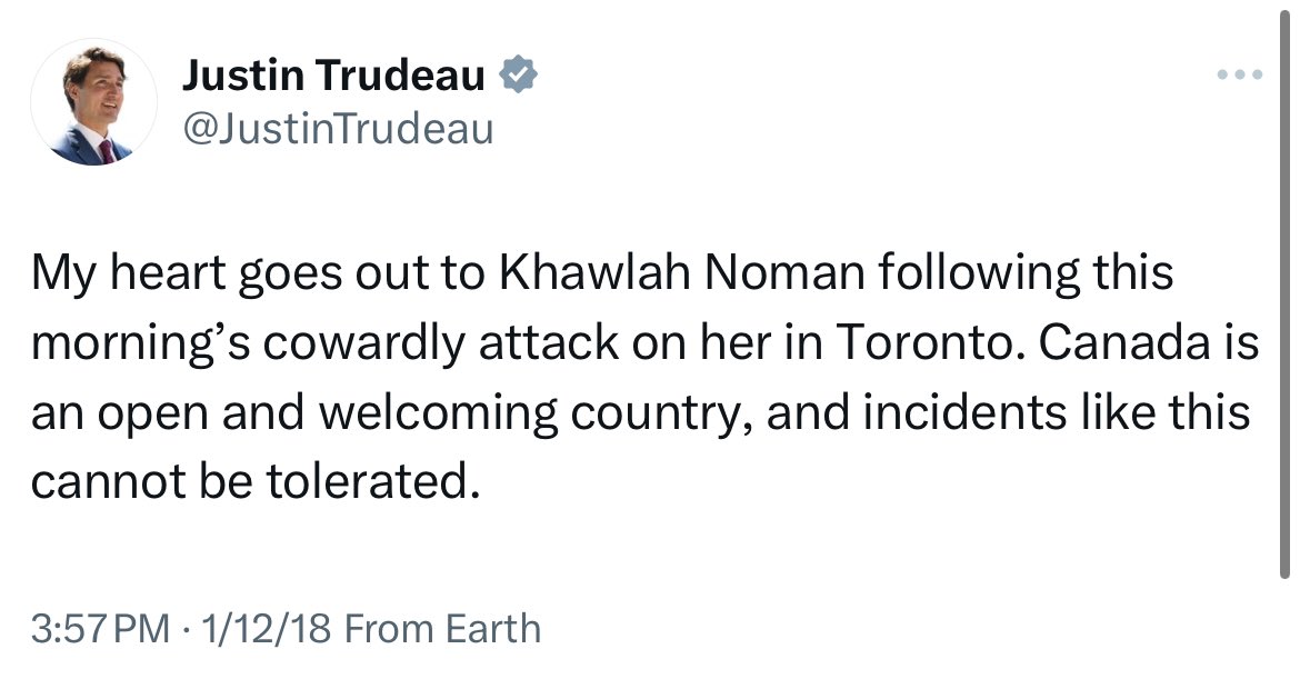 In Justin Trudeau’s hate-emboldened Canada, Jewish children are unsafe walking to school with a young boy pelted by rocks. In 2018 he condemned a fake hate crime before an investigation alleging a man cut a girl’s hijab with scissors. So far no condemnation. Just silence.