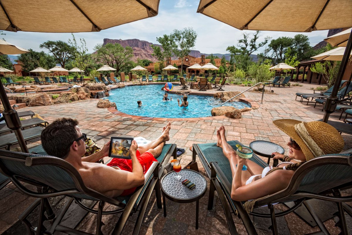 🏜️✨ Dive into the unique beauty and luxury of Gateway Canyons Resort &amp; Spa with @suiteness_ . From breathtaking canyon views to world-class amenities, this is one adventure you won't regret! 🏞️🛁 Follow us for exclusive deals and travel inspo! 🌍✈️ TravelGoals #LuxuryTravel