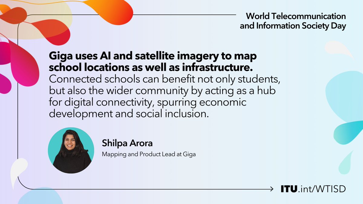 Connected schools can benefit not only students, but also the wider community by acting as a hub for digital connectivity, spurring economic development and social inclusion ~@Shilpa9a #WTISD #InnovateForProsperity #ConnectEverySchool