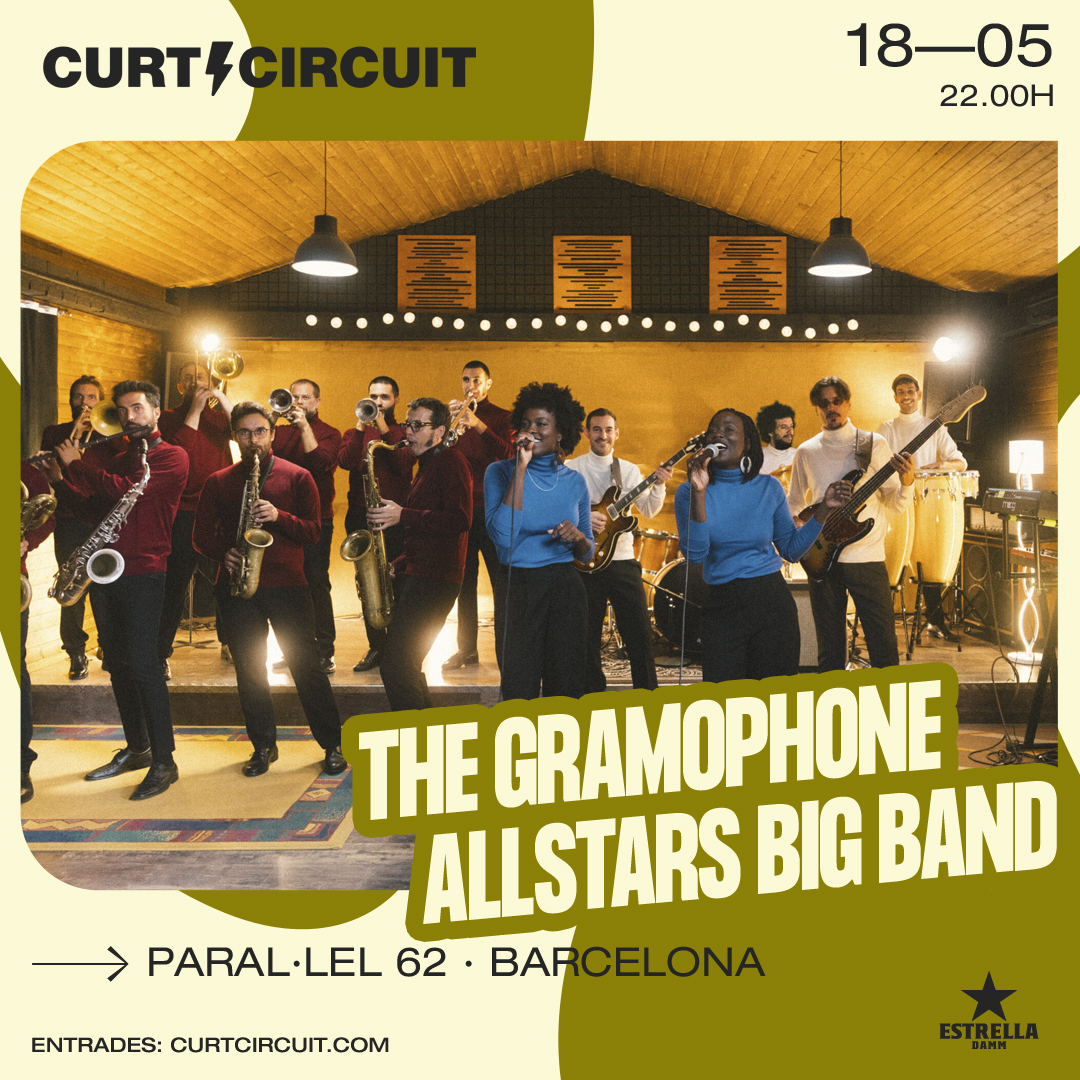 Demà dissabte hi ha festa a @parallel62bcn i ningú se la pot perdre. The @gramophoneallst Big Band hi posa música. Ens hi veiem? curtcircuit.com/the-gramophone… @curtcircuit