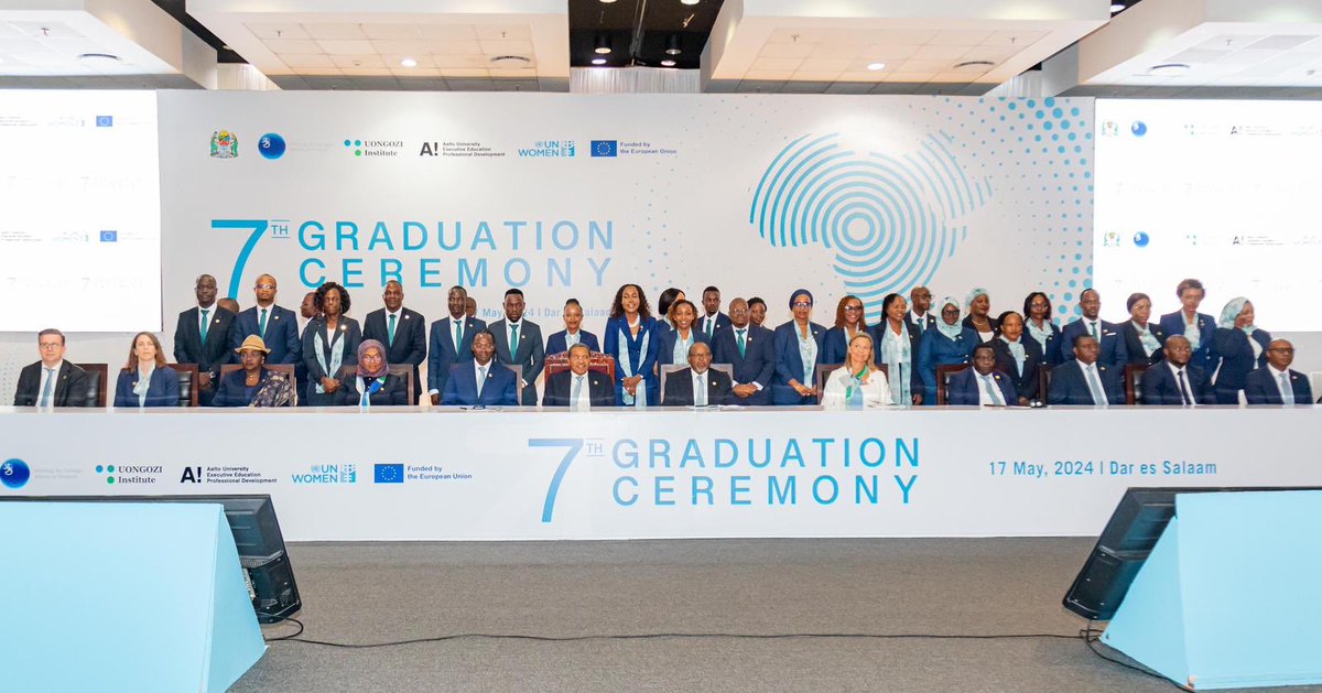 Certified Leaders #Uongozi ! “Number 7 represents perfection. You are fortunate and unique, tasked with bringing about change and making a difference”. - Former President of URT H.E. @jmkikwete Asante sana @UONGOZI & @AaltoUniversity @SalmaAliHassan8 @thomasjkibwana