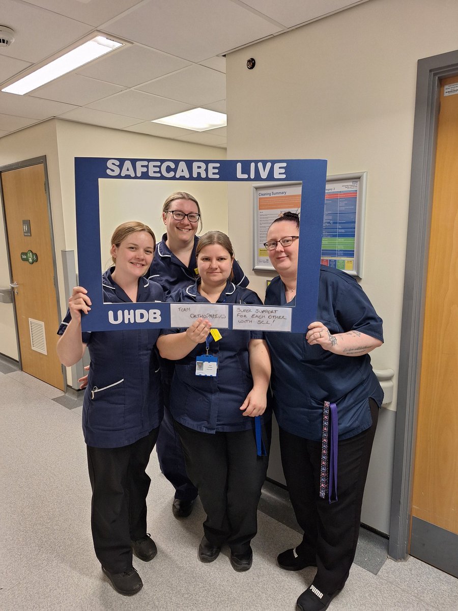 Team Orthopaedics! Thank you to an amazing leadership team on the Orthopaedic wards  at RDH that support each other! It has been noted!