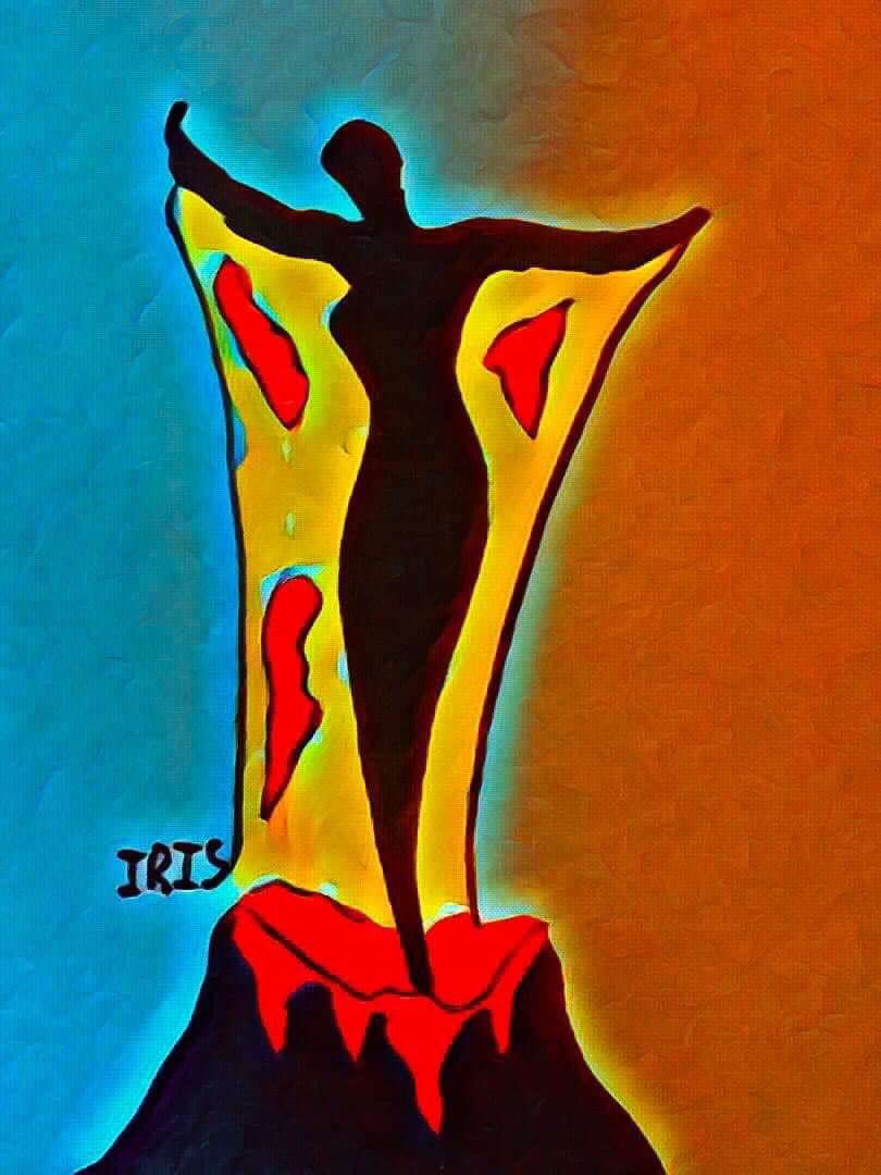 The black statue, @IRISUNART #irisunart #art #artistic #artist #arte #artsy #arts #painting #paintings #galleryart #onlinegallery #fineart #newartist #artisofinstagram #risingartist #artcollectors #paintingoftheday #onlinegallery