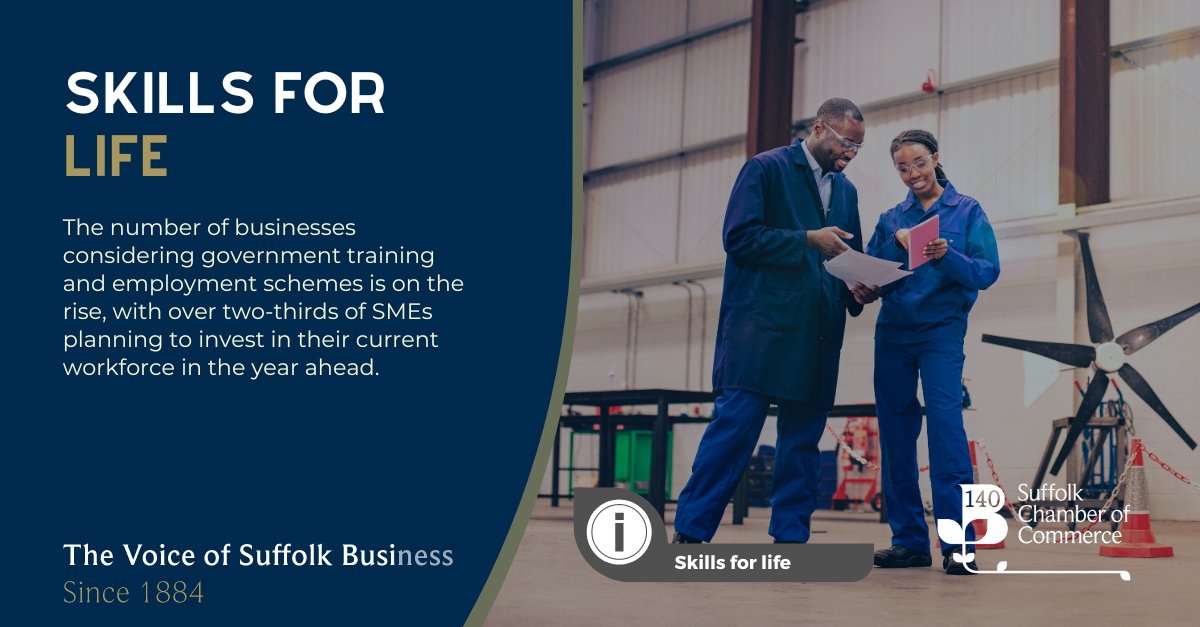 Over two-thirds of SMEs plan to invest in their current workforce in the year ahead. With benefits including plugging skills gaps and boosting employee motivation, there’s never been a better time to future proof your workforce. Visit: tinyurl.com/2w8kvcdb #Ad #SkillsForLife