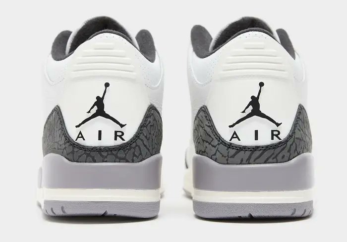 Detailed Look at the 'Cement Grey' Air Jordan 3 Full Details HERE: tinyurl.com/44f7s38w