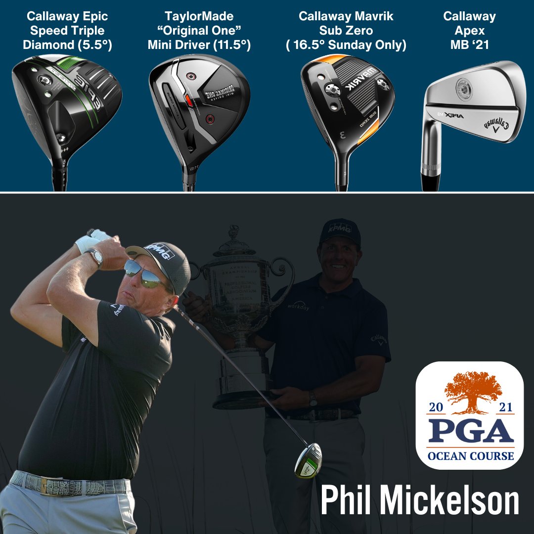 (Post 1/2) Here are the past 5 winners of the @PGAChampionship and some of the clubs they won with! Who do you have taking home the trophy at Valhalla this weekend?

#ClubChampion #BetterFitLowerScore #PGAChampionship #BrooksKoepka #JustinThomas #PhilMickelson
