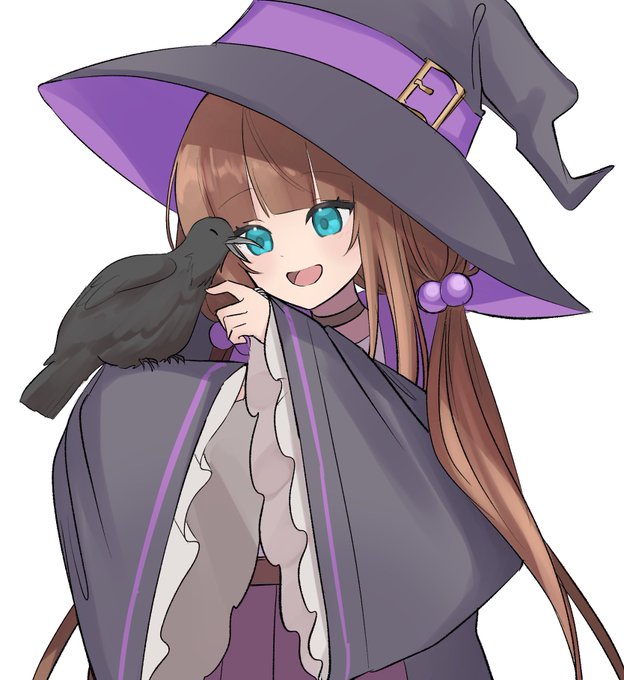 「brown hair witch hat」 illustration images(Latest)