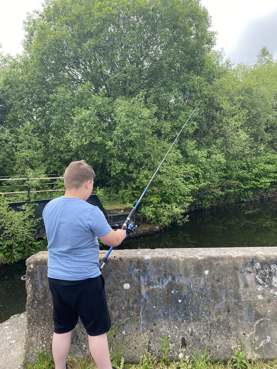 First fishing trip with these young people yesterday. They listened so well to help them learn a new skill. Unfortunately we didn’t catch anything this time but they are both excited to get out again! @Mr_Hutch75 @IWBSFalkirk #IWBSOutdoors #learningwithoutwalls #thriveoutdoors