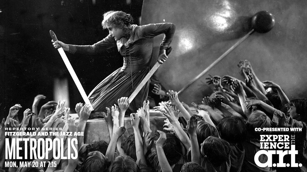 Fritz Lang’s thrilling sci-fi masterpiece, METROPOLIS, screens Monday at 7:15 as part of “Fitzgerald and the Jazz Age,” co-presented with the A.R.T. Buy tickets & learn more about @americanrep's upcoming production of GATSBY: brattlefilm.org/film-series/ja…