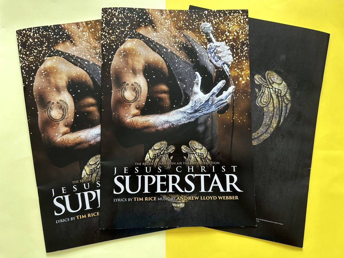 And just in case you’re wondering who delivers the stupendous 🎶 @JCSTheMusical #JCSUKtour Souvenir Brochure… 🪽

#JGartsandculture 🎭 #TheArtOfPrint 🎤 #print #printing #musical 🖤#musicaltheatre ✝️ #jesuschristsuperstar