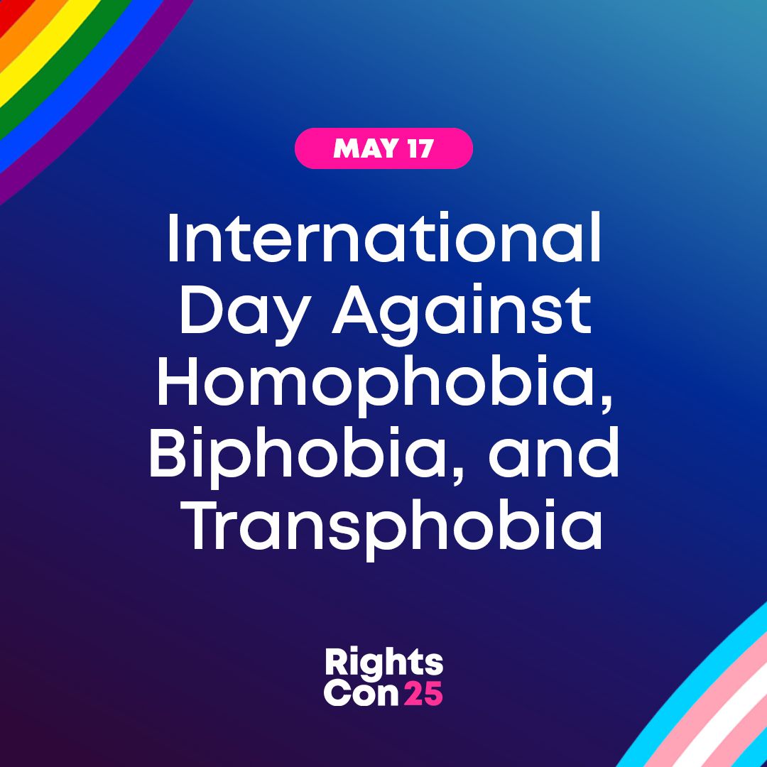 🏳️‍🌈🏳️‍⚧️ On this International Day Against Homophobia, Biphobia, and Transphobia, we invite you to take a look at the work being done by the #RightsCon community to defend and advance equality, freedom, and justice for all: #IDAHOBIT