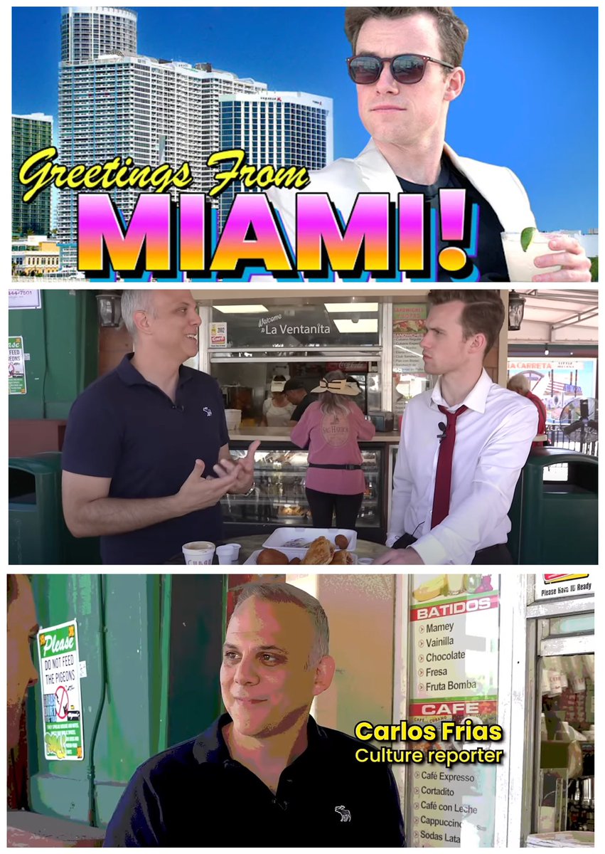 How can you tell Miami culture is being lost, comedic correspondent @dhtoomey asked me. “Well, we’re doing a lot more explainers.” Check out his funny-and-true report on Miami in this episode of @goodworkmb. (Scene-stealing courtesy @BillyCorben) ▶️: youtu.be/Xq9MmXRaSWQ?si…