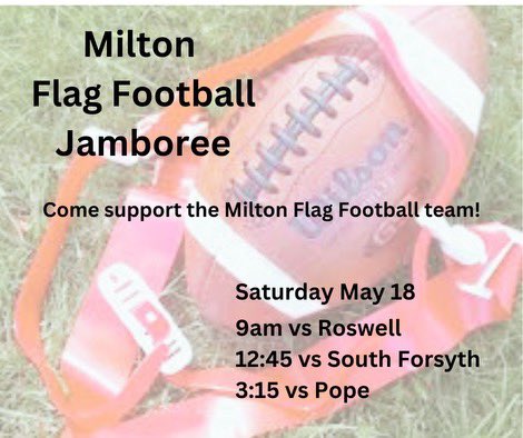 Milton High School Flag Football (@miltonflag) on Twitter photo  Milton High School Flag Football (@miltonflag) on Twitter photo