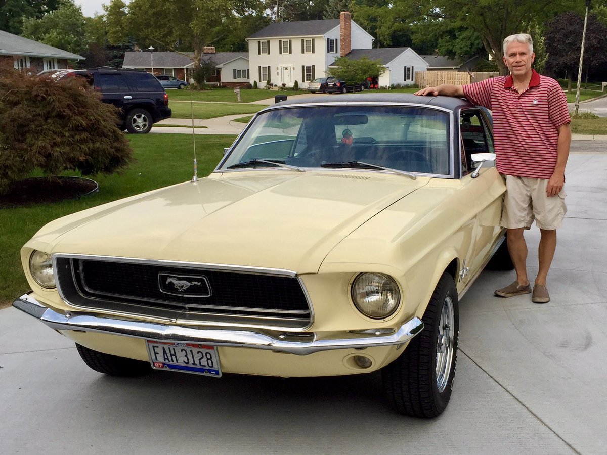 Here’s a Random Memory for Today!😀 Remembering My 1968 Ford Mustang. Do You Have a Fav Car?🚗 Share a #RandomMemory of Yours!👍 Have a Great Day Everyone! #MemoryoftheDay